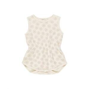 NEW RYLEE + CRU girls' cinch playsuit in sand dollars